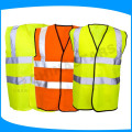 hi vis sleeveless vest for day and night wearing